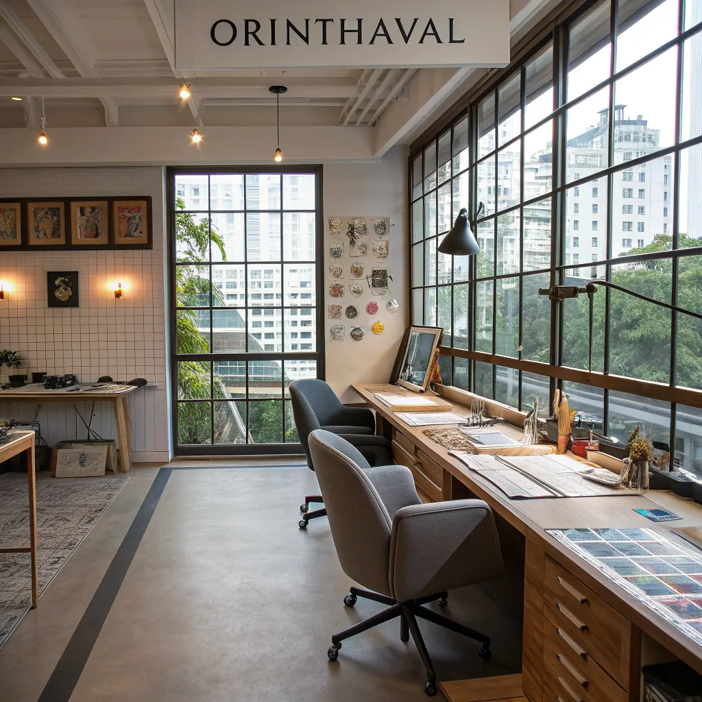 ORINTHAVAL studio interior